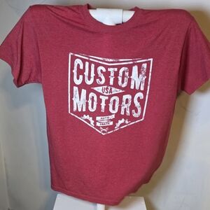 Source Unknown Red Custom Motors Tee